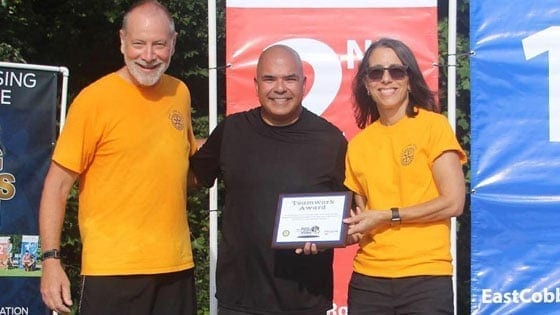 Marietta Cosmetic Dentist Dr. Patel Honored with Teamwork Award at 2018 Dog Days 5K